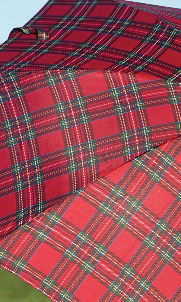 Tartan Folding Umbrella