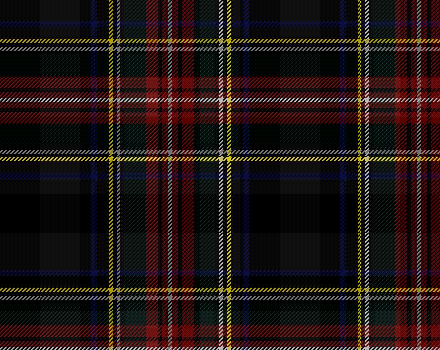 Stewart Black Modern Ladies Semi-Kilt | Scottish Shop