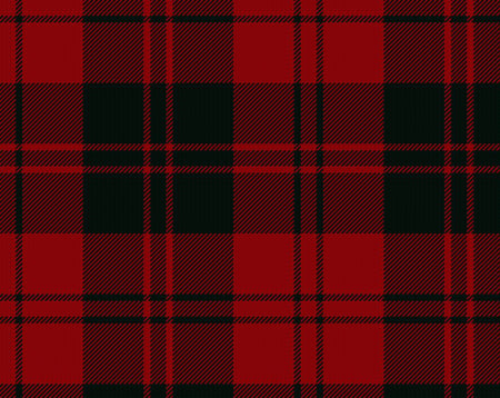 Erskine Red/Green Modern Tartan 11oz Cloth | Scottish Shop