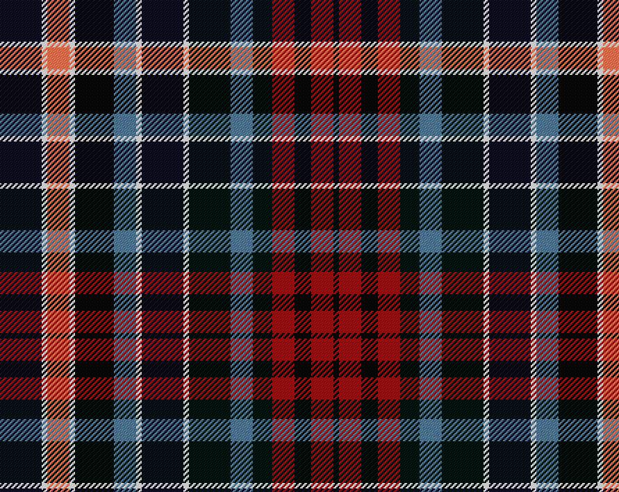 Gordon Red Modern Tartan 11oz Cloth | Scottish Shop
