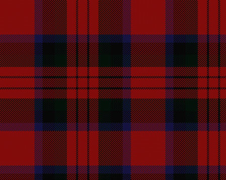 MacDuff Red Modern Tartan 11oz Cloth | Scottish Shop
