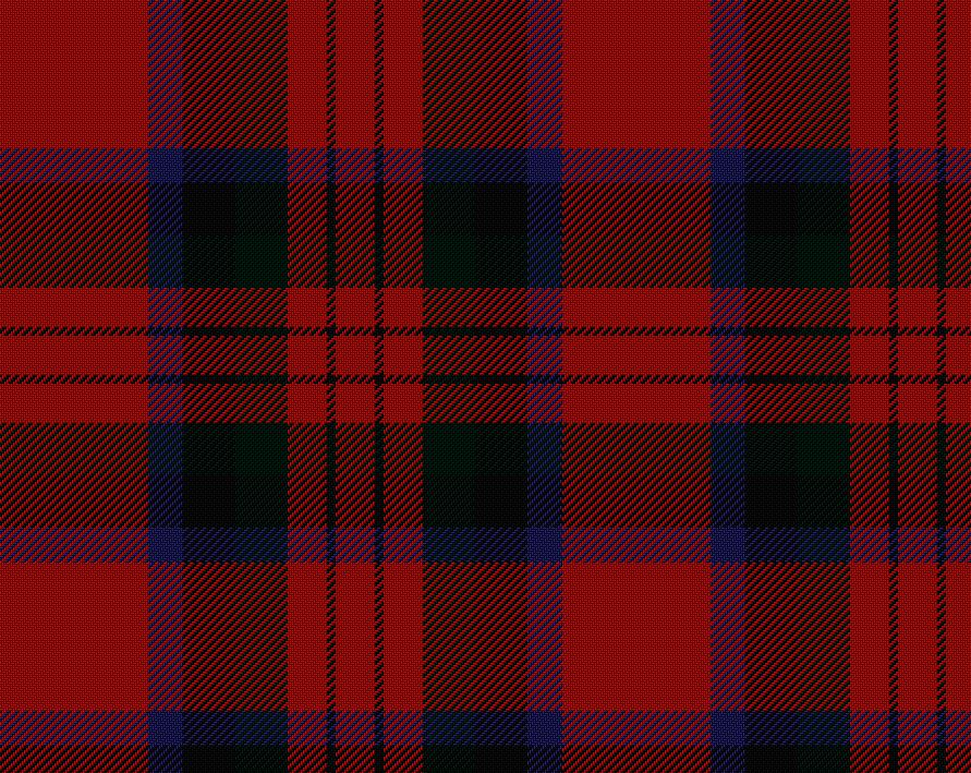 MacDuff Red Modern Tartan 11oz Cloth | Scottish Shop