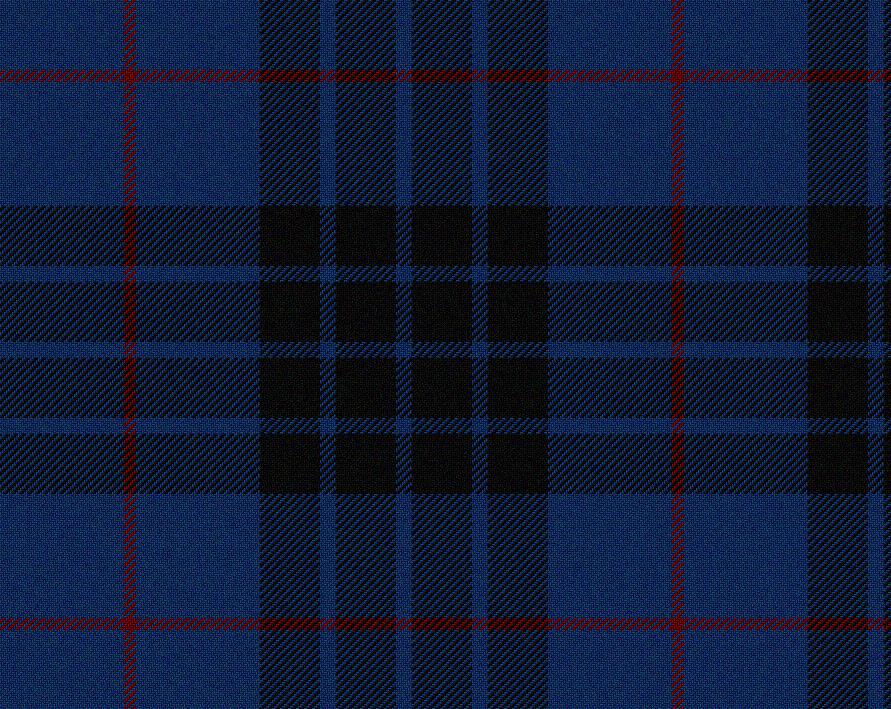 MacKay Blue Modern Tartan 11oz Cloth | Scottish Shop