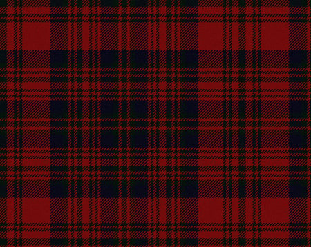 Matheson Red Modern Tartan 11oz Cloth | Scottish Shop