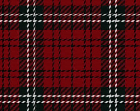 Morrison Red Modern Tartan 11oz Cloth | Scottish Shop