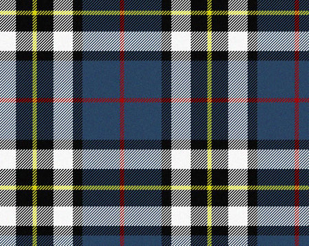 Thomson Blue Modern Tartan 11oz Cloth | Scottish Shop
