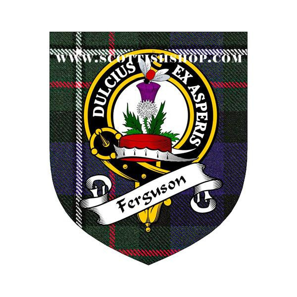 Ferguson Clan Crest Cork Coaster | Scottish Shop