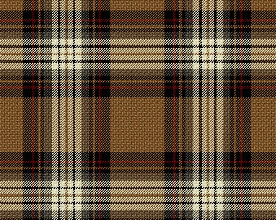 Stewart Camel Modern Lambswool Scarf | Scottish Shop