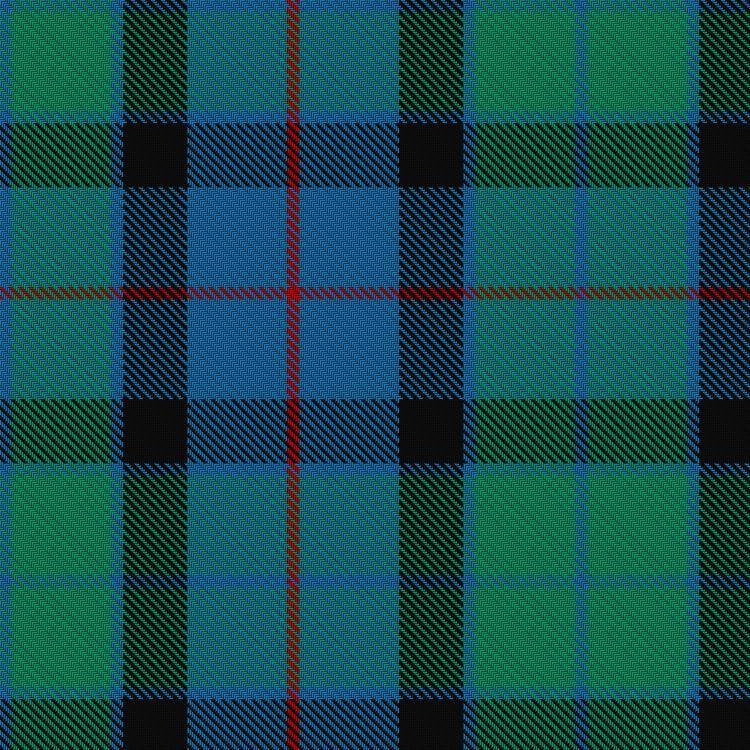 Flower of Scotland Tartan Pocket Square Handkerchief | Scottish Shop
