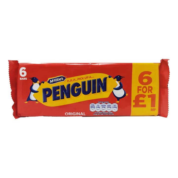 McVitie's Penguin Biscuit 6pk