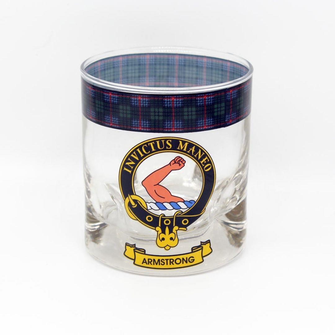 Armstrong Clan Crest Whisky Glass