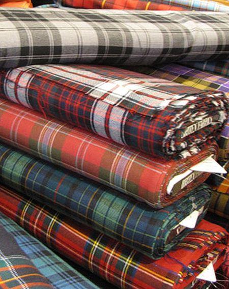 Morrison Red Modern Tartan 8oz Cloth | Scottish Shop