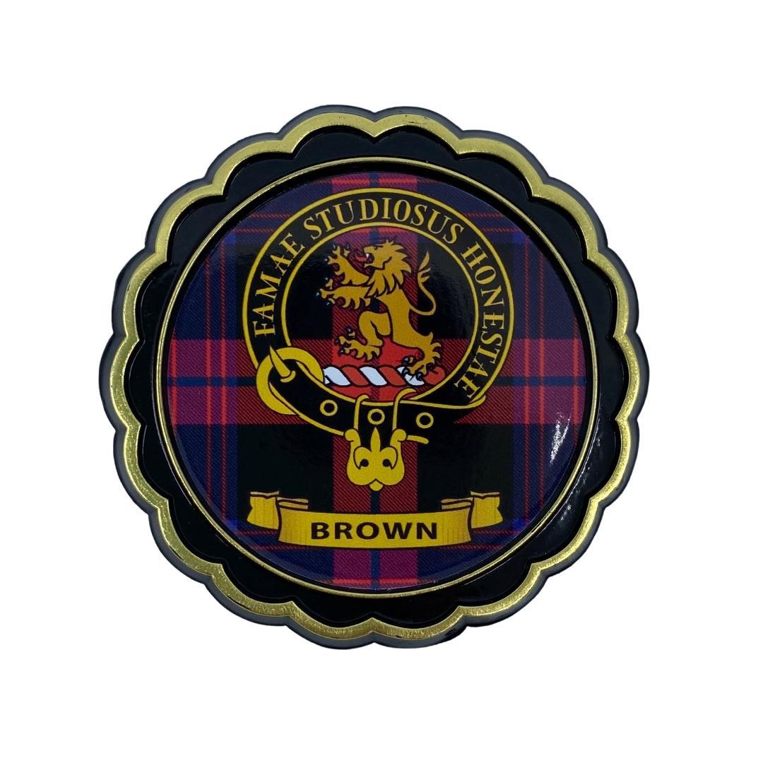 Brown Clan Magnet | Scottish Shop