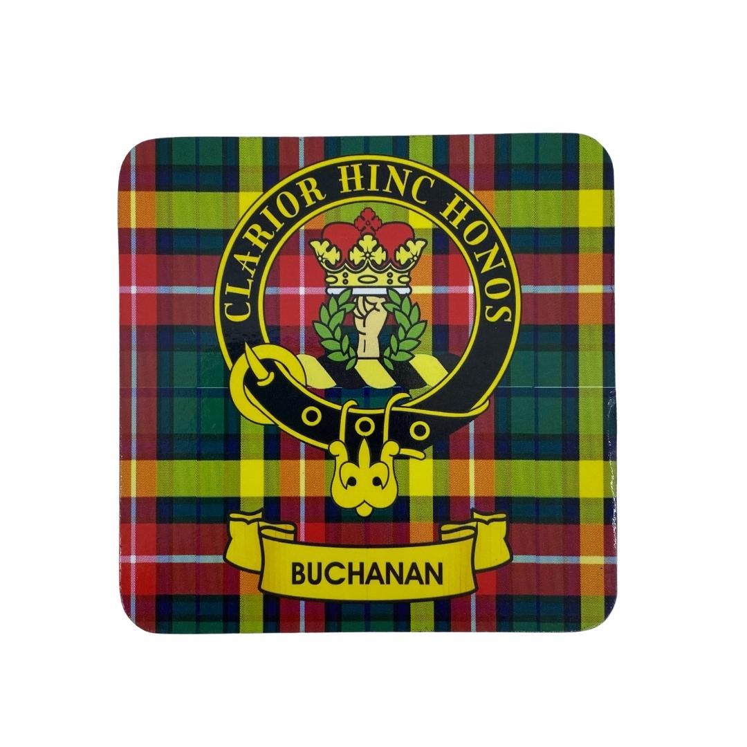 Buchanan crest coaster