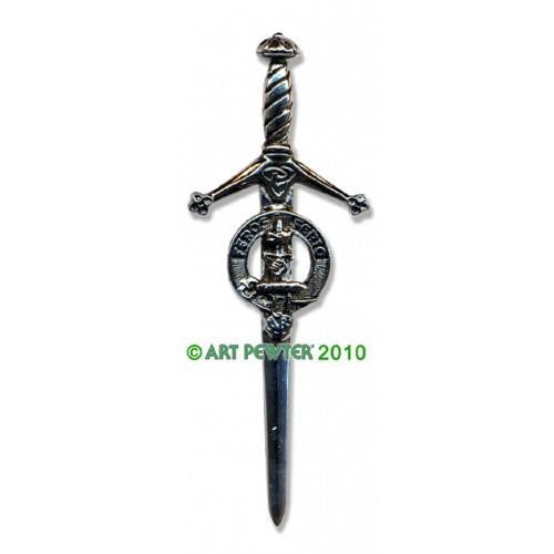 Chisholm Clan Crest Pewter Kilt Pin | Scottish Shop