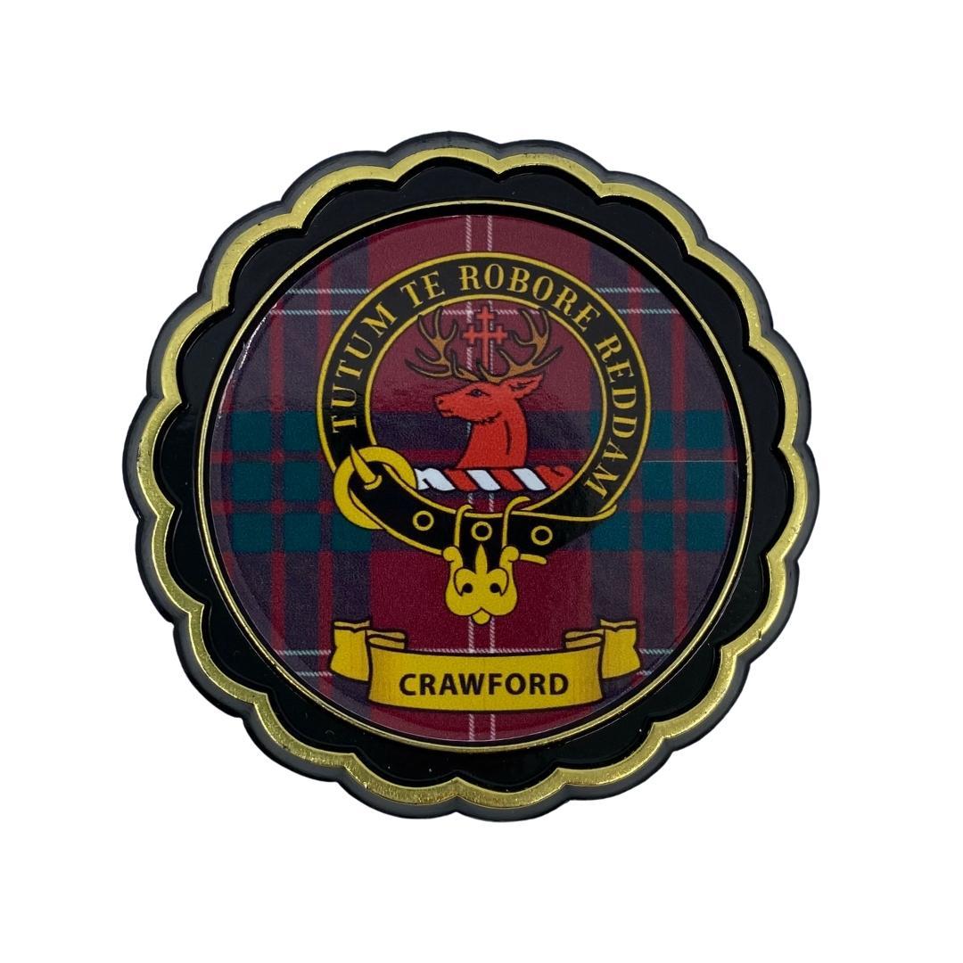 Crawford Clan Magnet | Scottish Shop
