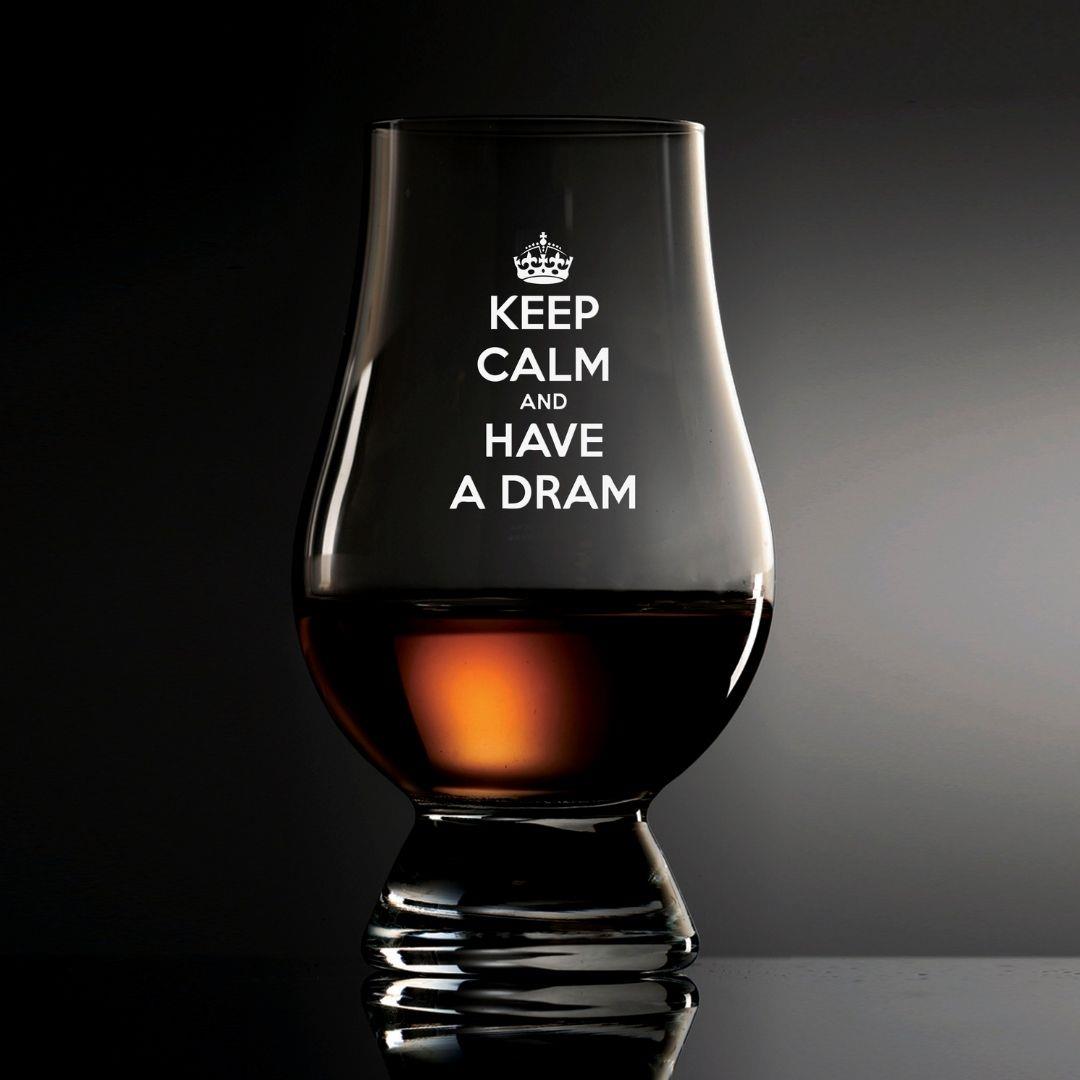 Keep Calm Glencairn Glass