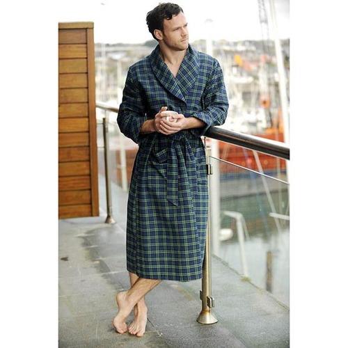 Green Tartan Flannel Nightrobes | Scottish Shop