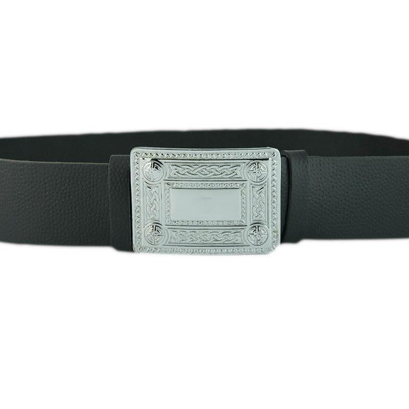 Chrome Celtic Knot Buckle | Scottish Shop