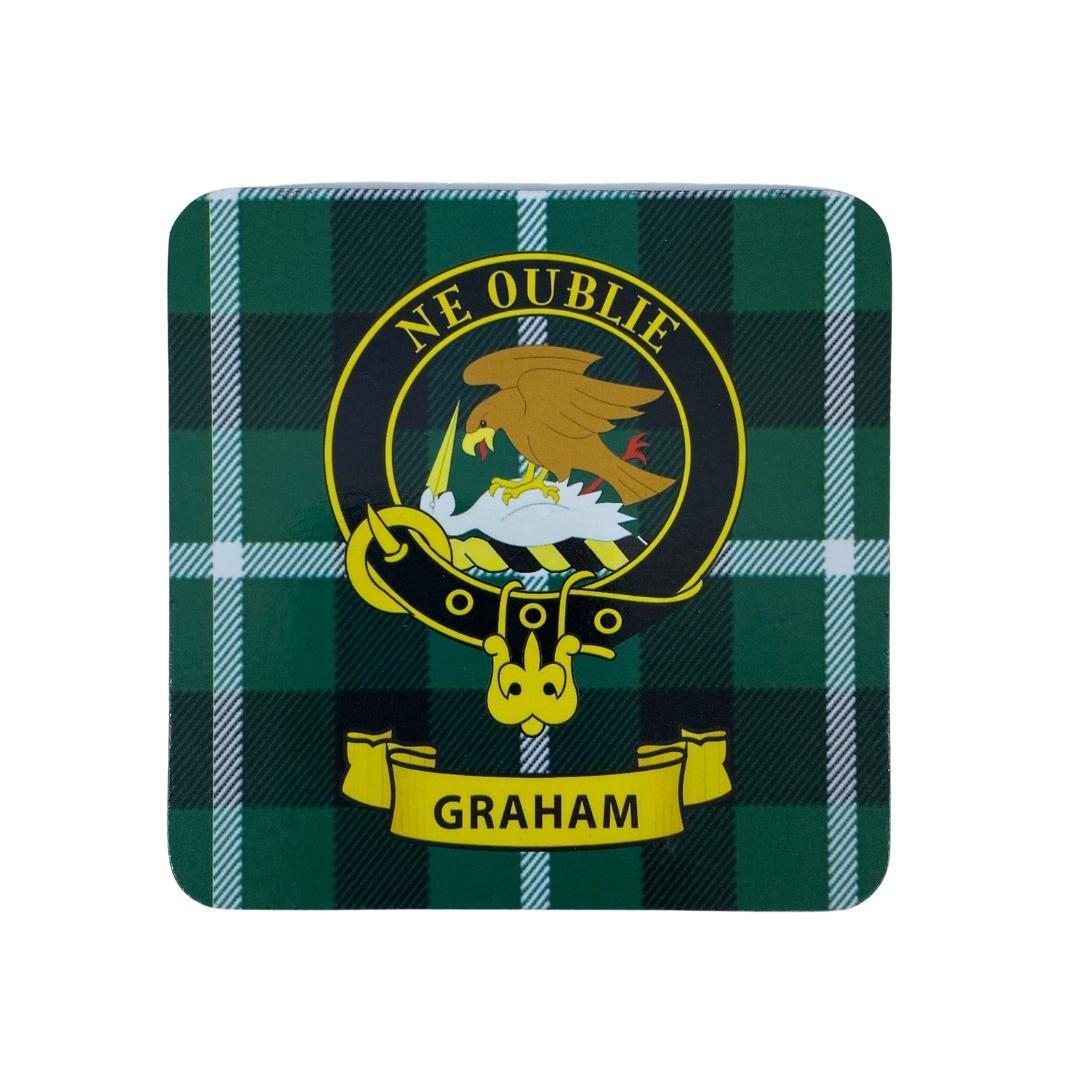 Graham Clan Crest Cork Coaster | Scottish Shop