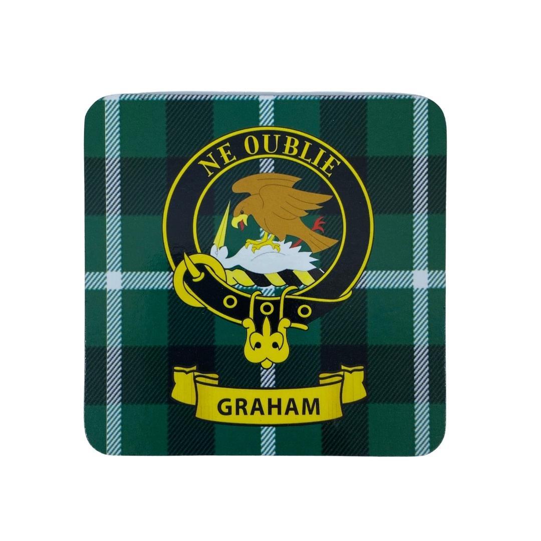 Graham Clan Crest Cork Coaster | Scottish Shop