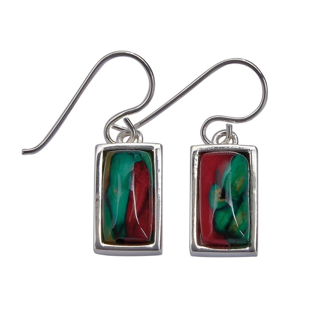 Heathergem Rectangle Drop Earrings