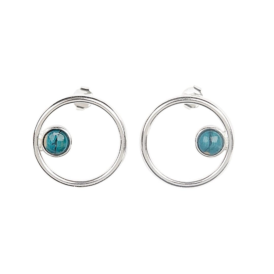 Heathergem Open Circle Earrings