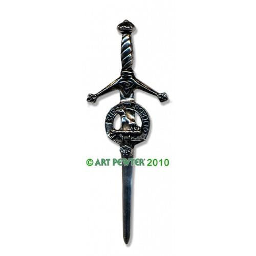 Hunter Clan Crest Pewter Kilt Pin | Scottish Shop