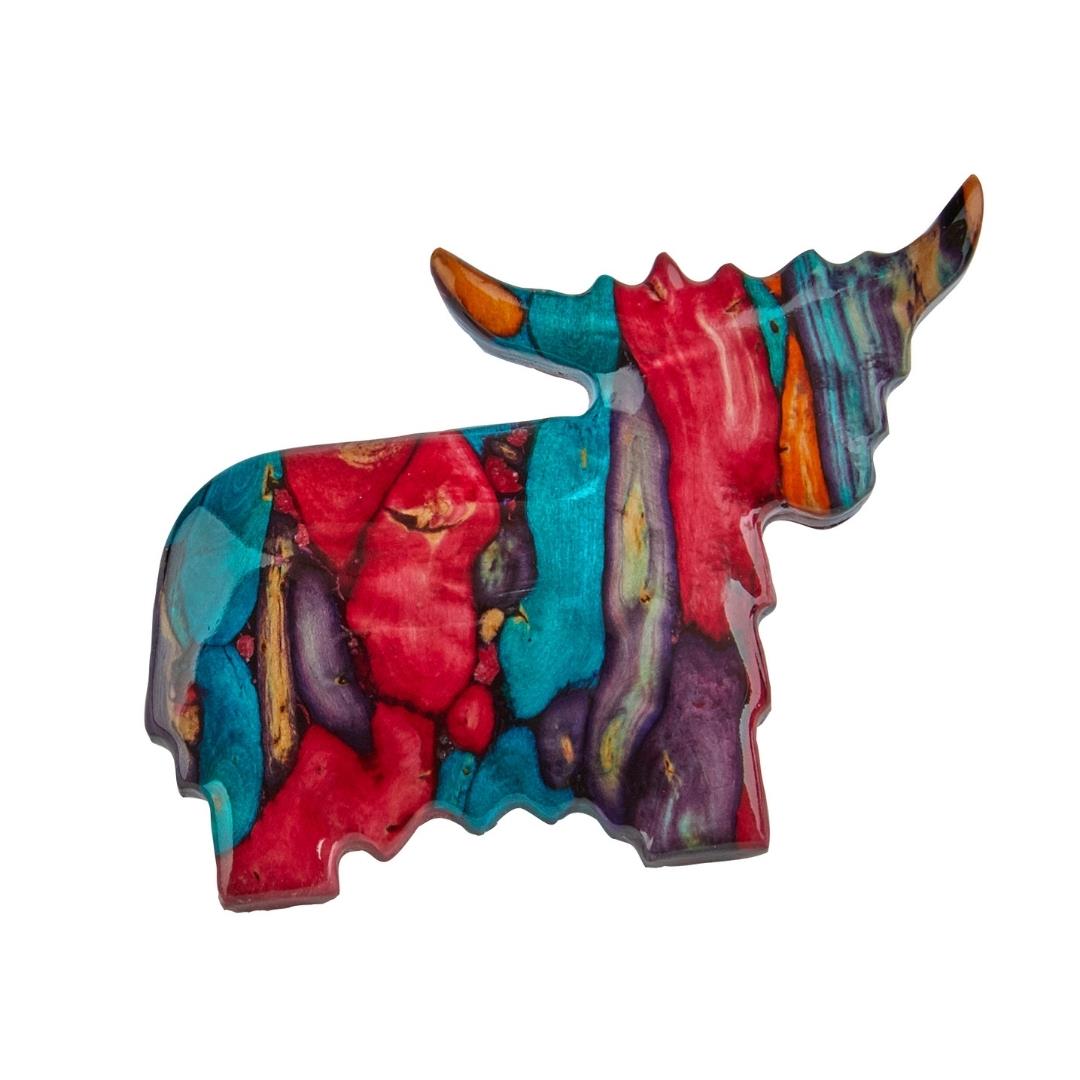 Heathergem Highland Cow Brooch