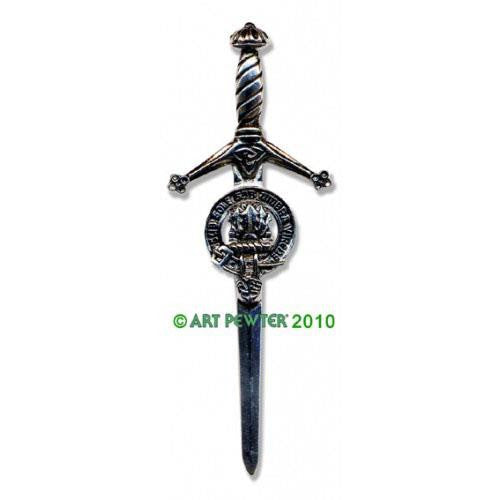 Irvine Clan Crest Pewter Kilt Pin | Scottish Shop