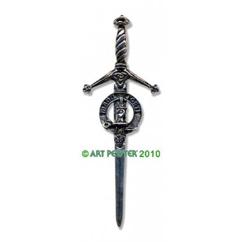 MacKay Clan Crest Pewter Kilt Pin Scottish Shop