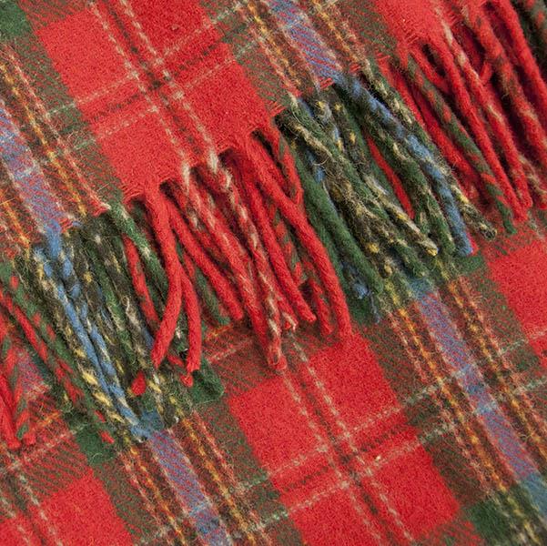 MacLean Of Duart Wool offers Blend Tartan Blanket Throw Brand New