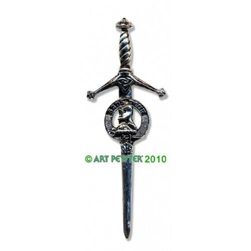 Sutherland Clan Crest Pewter Kilt Pin | Scottish Shop