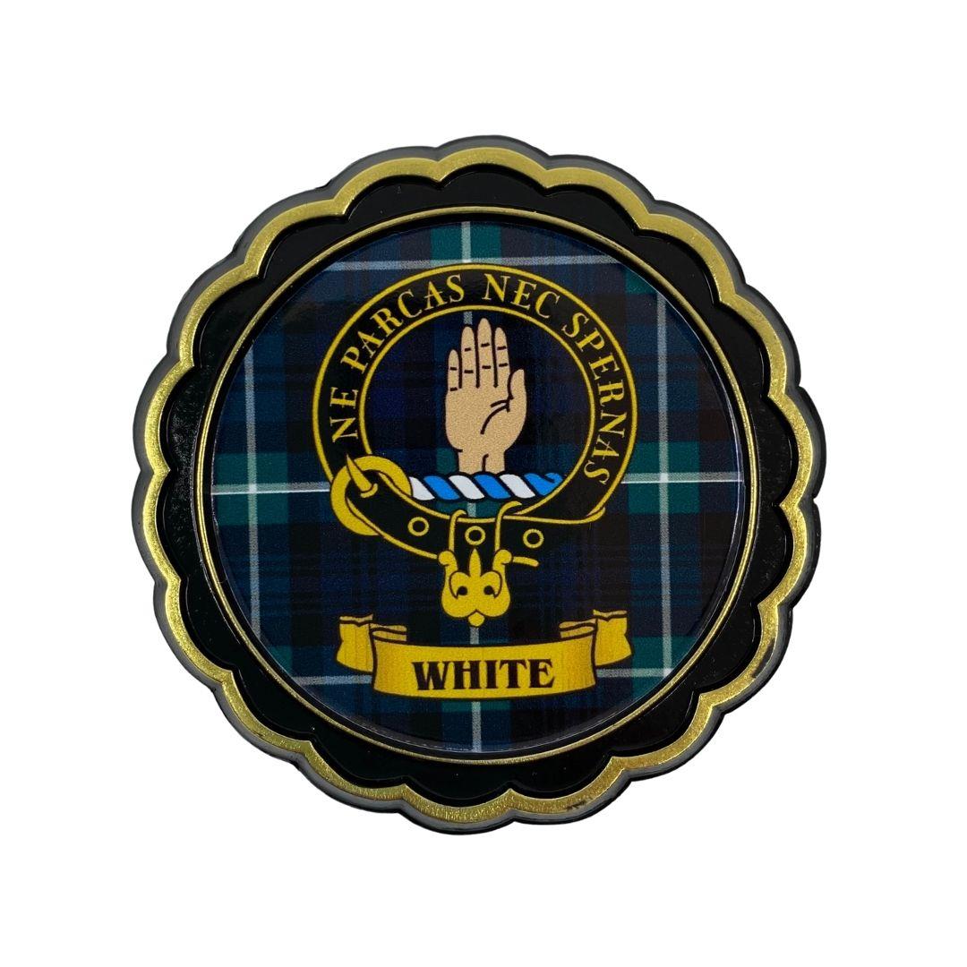 White Clan Magnet | Scottish Shop