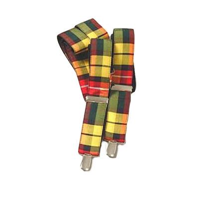 Buchanan Modern Tartan Suspenders | Scottish Shop