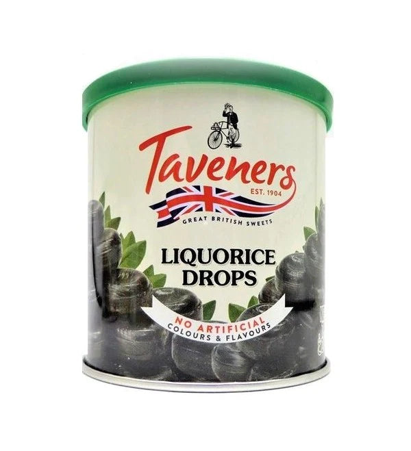 taverners Liquorice Drops 200g