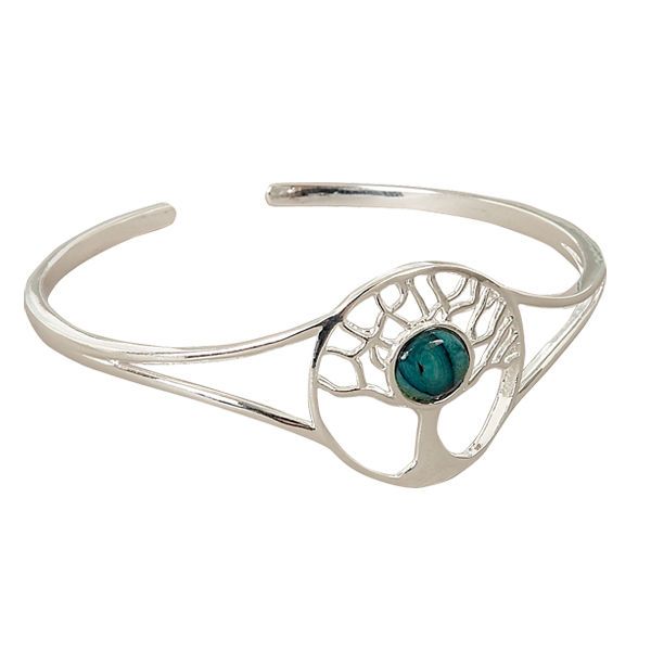 Heathergem Tree Of Life Plated Bangle