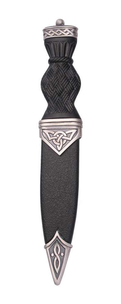 Celtic Matt Sgian Dubh With Plain Top
