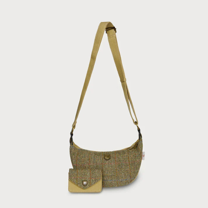 Islander Chestnut Herringbone Luna Bag