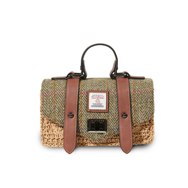 Islander Beige Dogtooth Mini Satchel