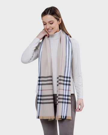 Classic Camel Extra-Fine Merino Wool Scarf