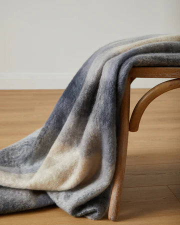 Classic Check Mohair Throw