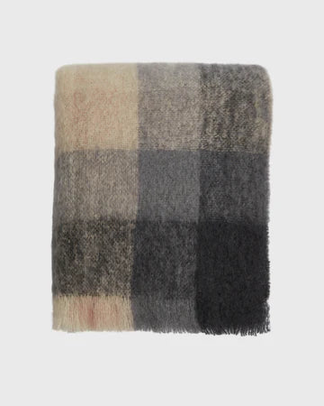 Classic Check Mohair Throw