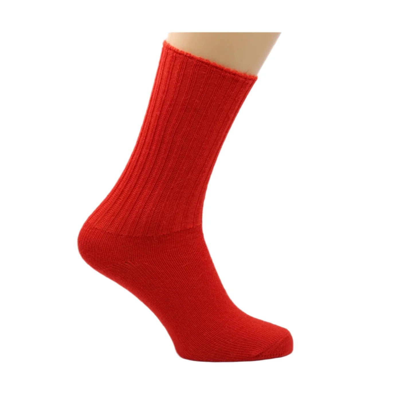 Dunoon Mohair Sock Red