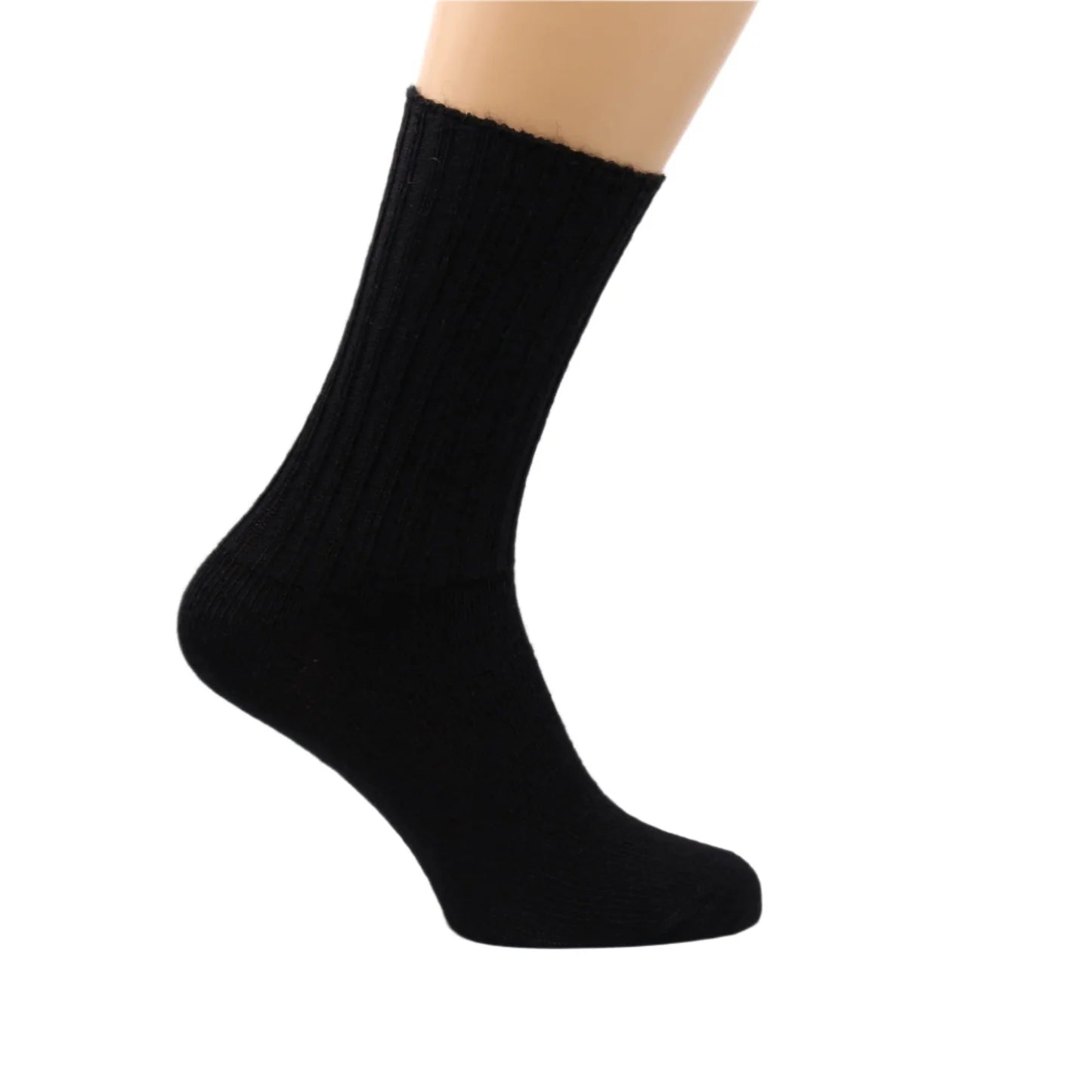 Dunoon Mohair Sock Black