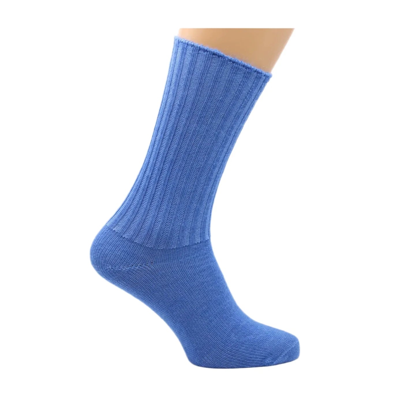 Dunoon Mohair Sock Mid Blue