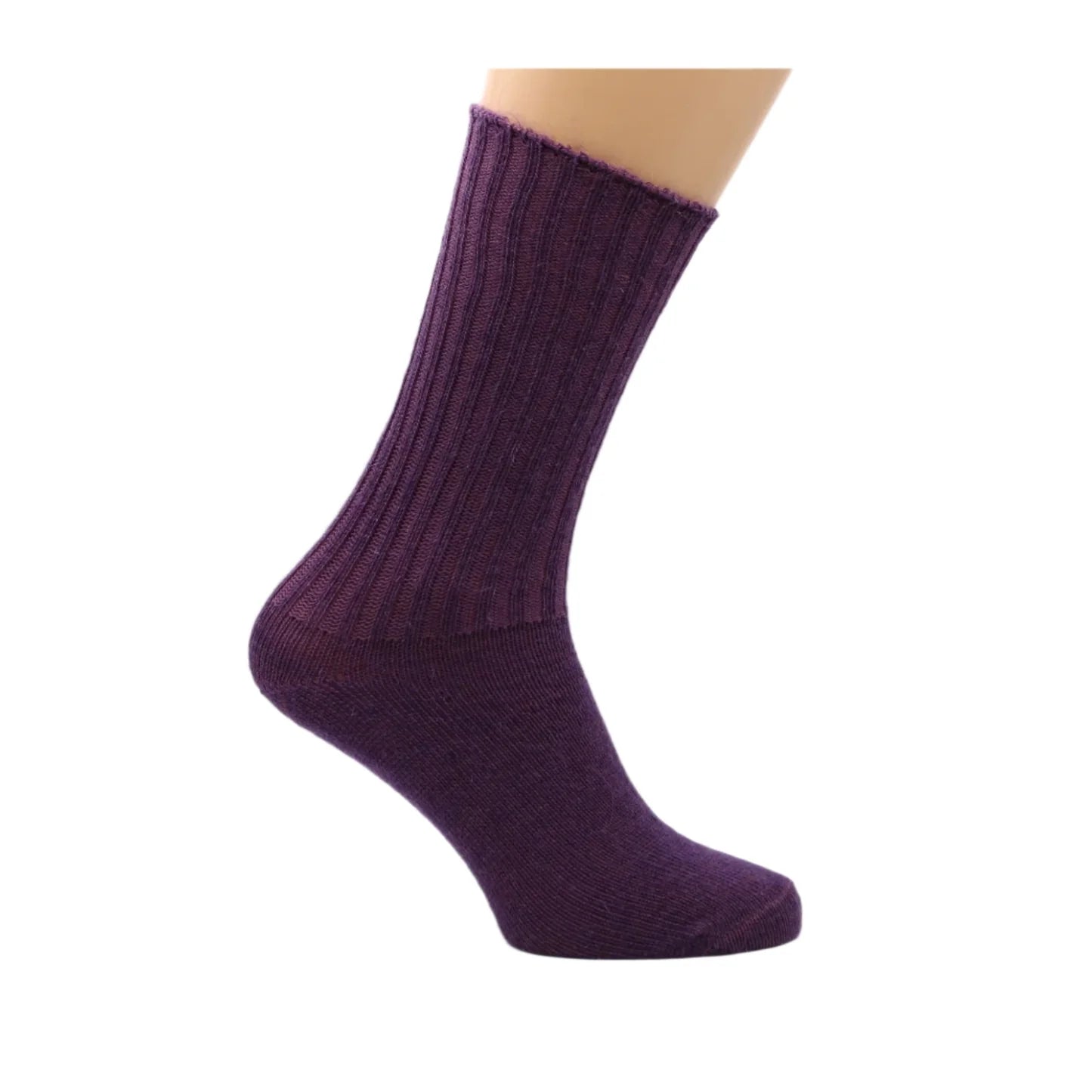 Dunoon Mohair Sock thistle