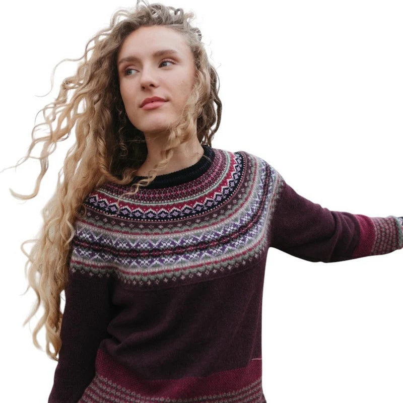 Eribe Alpine Sweater tyrian 