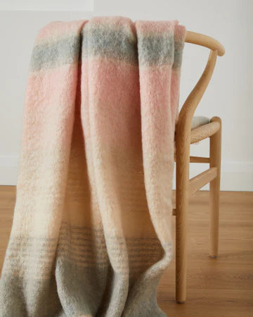 Foxford Heather Mohair Throw