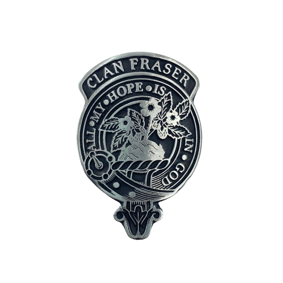 Fraser Clan Crest Beer Glass